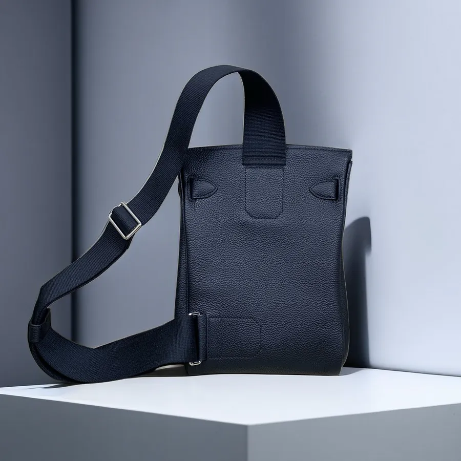2024 New Style Hermes Full Leather Crossbody Bag for Men and Women