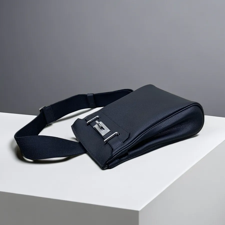 2024 New Style Hermes Full Leather Crossbody Bag for Men and Women