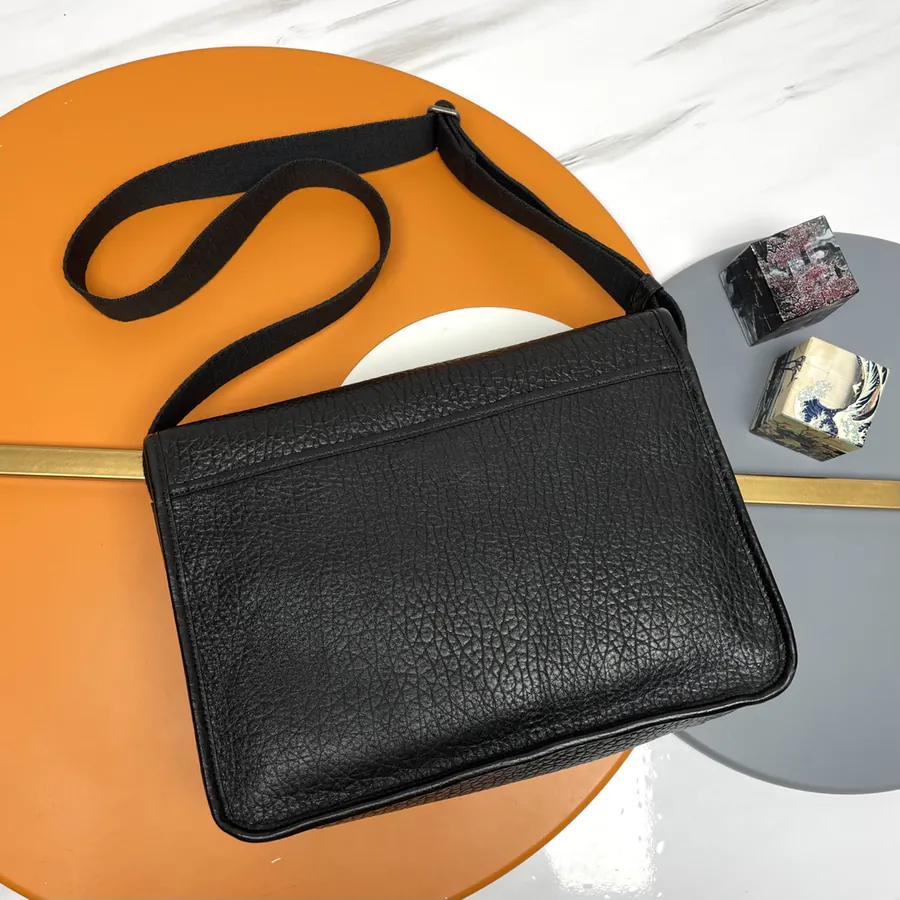 YSL Saint Laurent NIKI MESSENGER Black Grained Leather