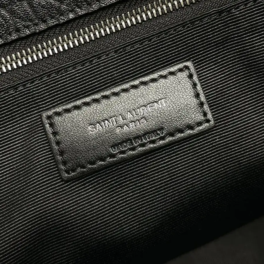 YSL Saint Laurent NIKI MESSENGER Black Grained Leather