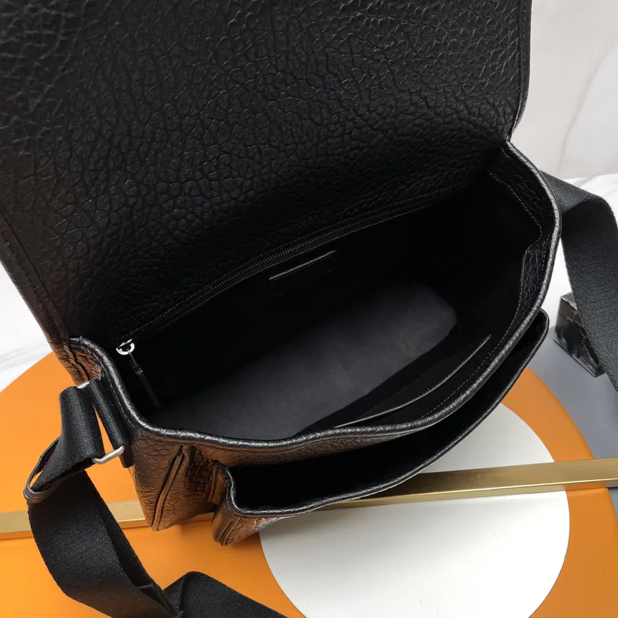 YSL Saint Laurent NIKI MESSENGER Black Grained Leather