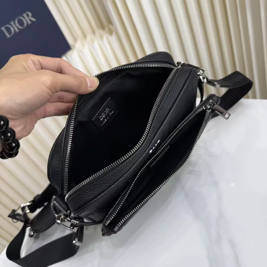 Gravity Print Satchel Set Handbag in Black