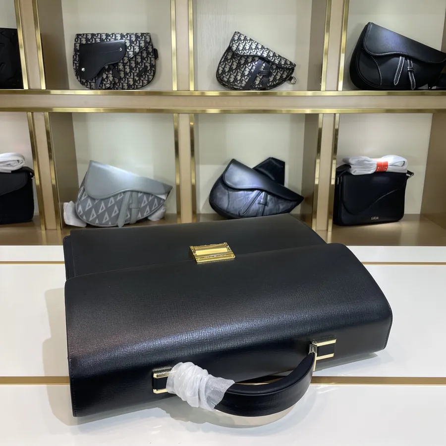 Mondaine New Collection: Premium Men's Briefcase with Grained Calfskin