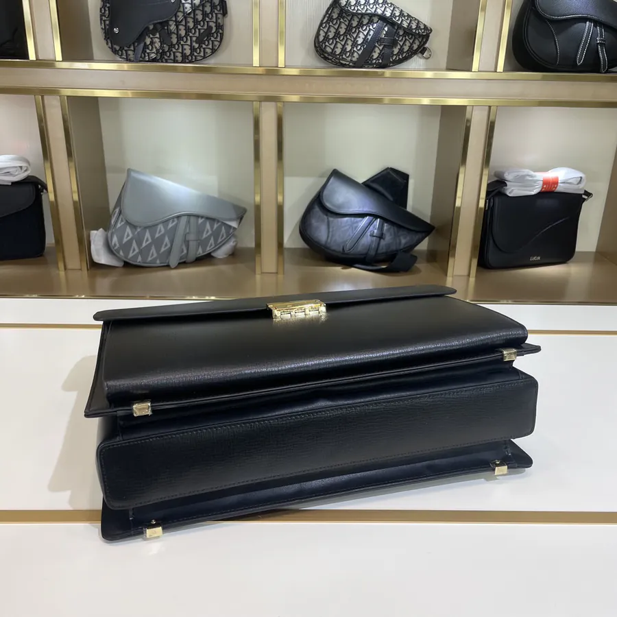 Mondaine New Collection: Premium Men's Briefcase with Grained Calfskin