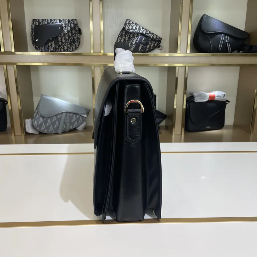 Mondaine New Collection: Premium Men's Briefcase with Grained Calfskin