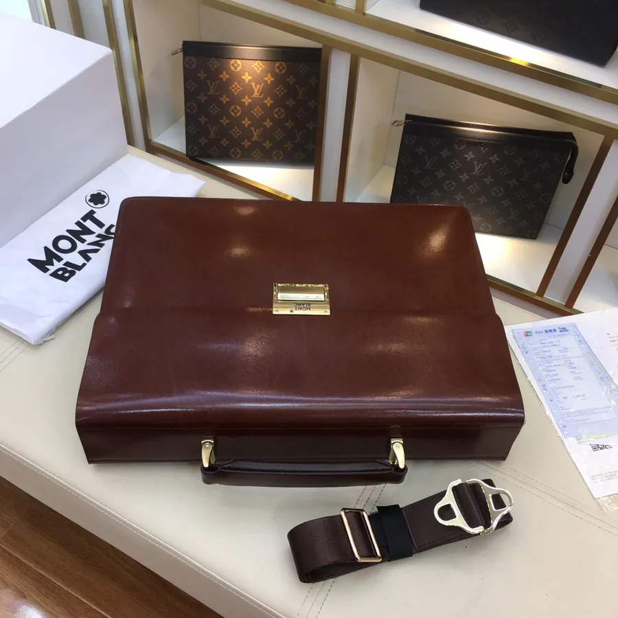 Mondaine Original New Design: Premium Men's Briefcase with Elegant Craftsmanship
