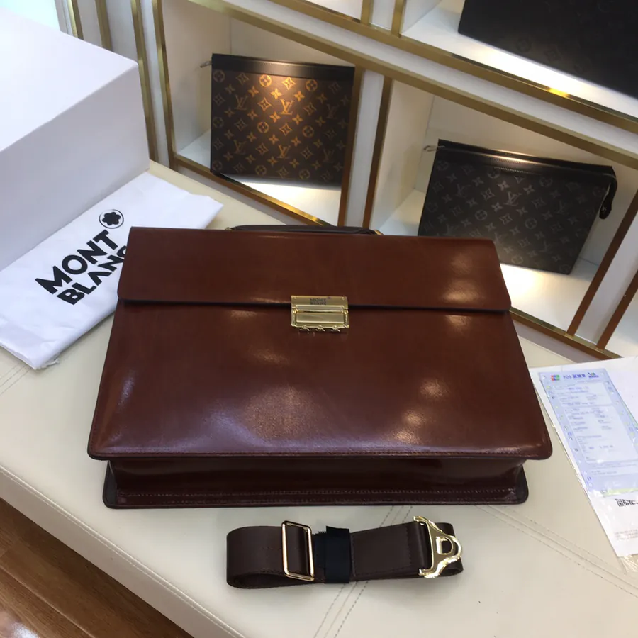 Mondaine Original New Design: Premium Men's Briefcase with Elegant Craftsmanship