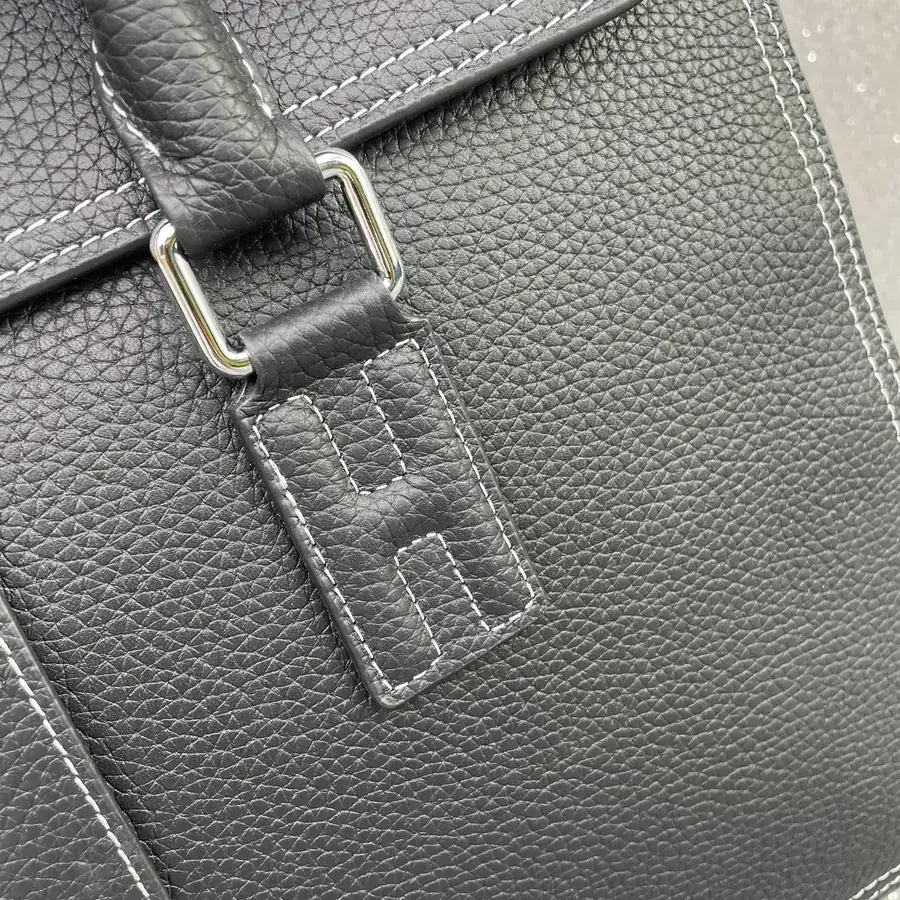 Hermès Original New Men's Briefcase 3369 1 Blue, Black, Terracotta