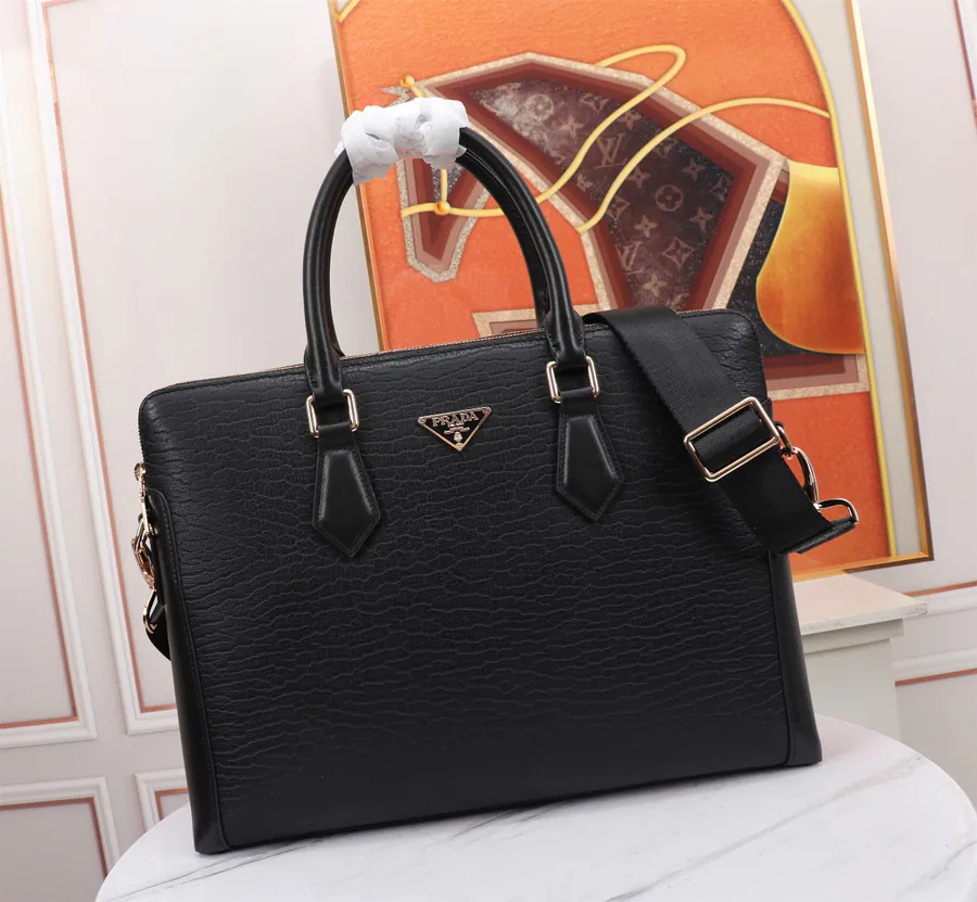 Prada Premium Double Zip Handbag Black, 8377 1