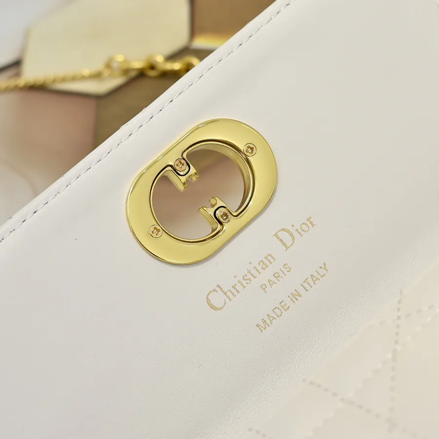 Miss Caro Chain Handbag with Oblique Print