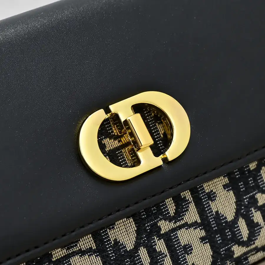 Miss Caro Chain Bag with Oblique Print