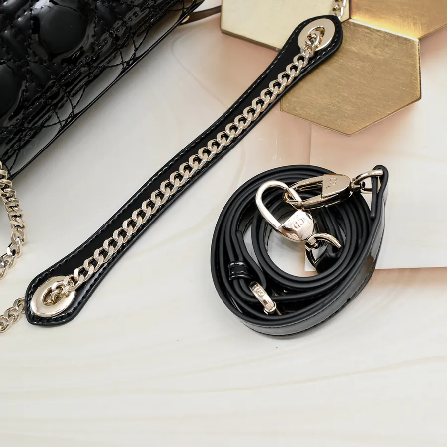 Mini Lady Classic Calfskin Crossbody Bag