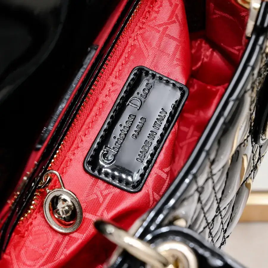 Mini Lady Classic Calfskin Crossbody Bag