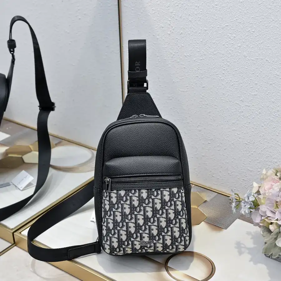Oblique Print Crossbody Bag New Season Design