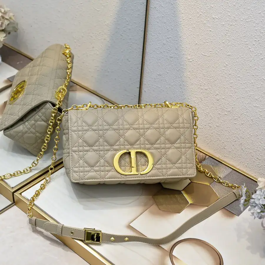 Dior Latch Five Compartment New Tote with Grained Calfskin