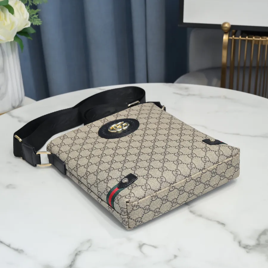 Gucci New Mens Crossbody Bag Premium Leather