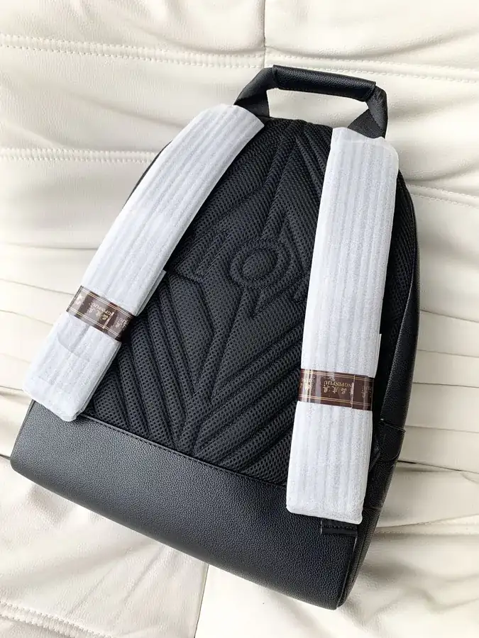 DIOR Explorer Series Men's Monogram Canvas Double Shoulder Bag
