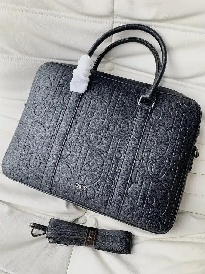 Dior New Men's Briefcase with Adjustable Strap