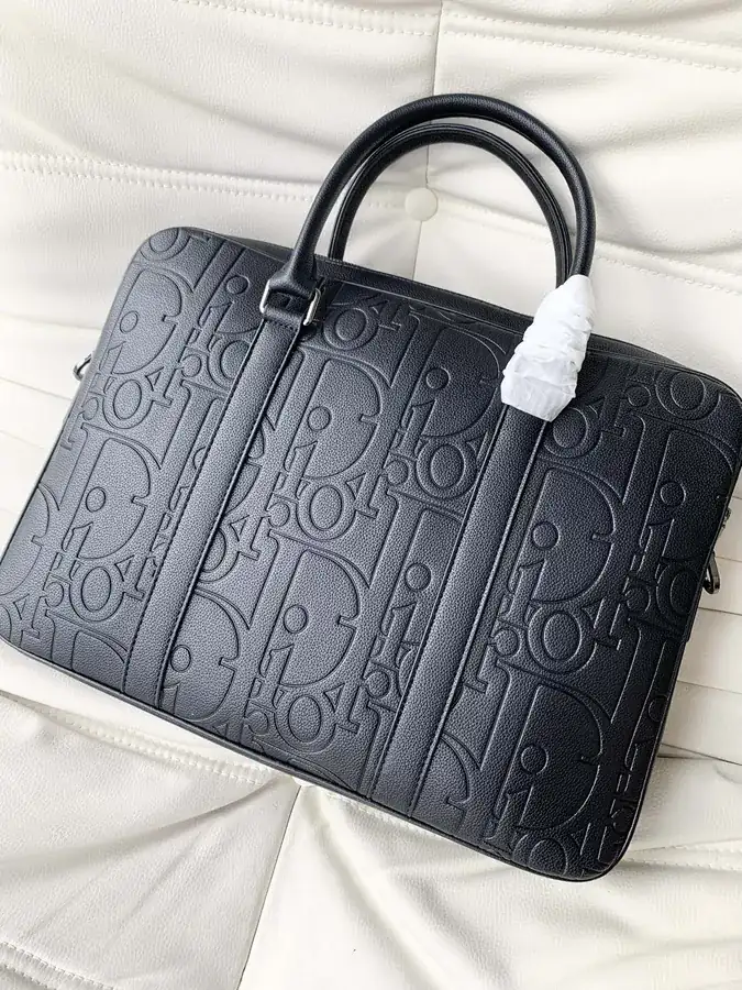 Dior New Men's Briefcase with Adjustable Strap