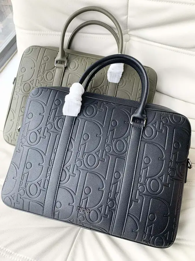 Dior New Men's Briefcase with Adjustable Strap