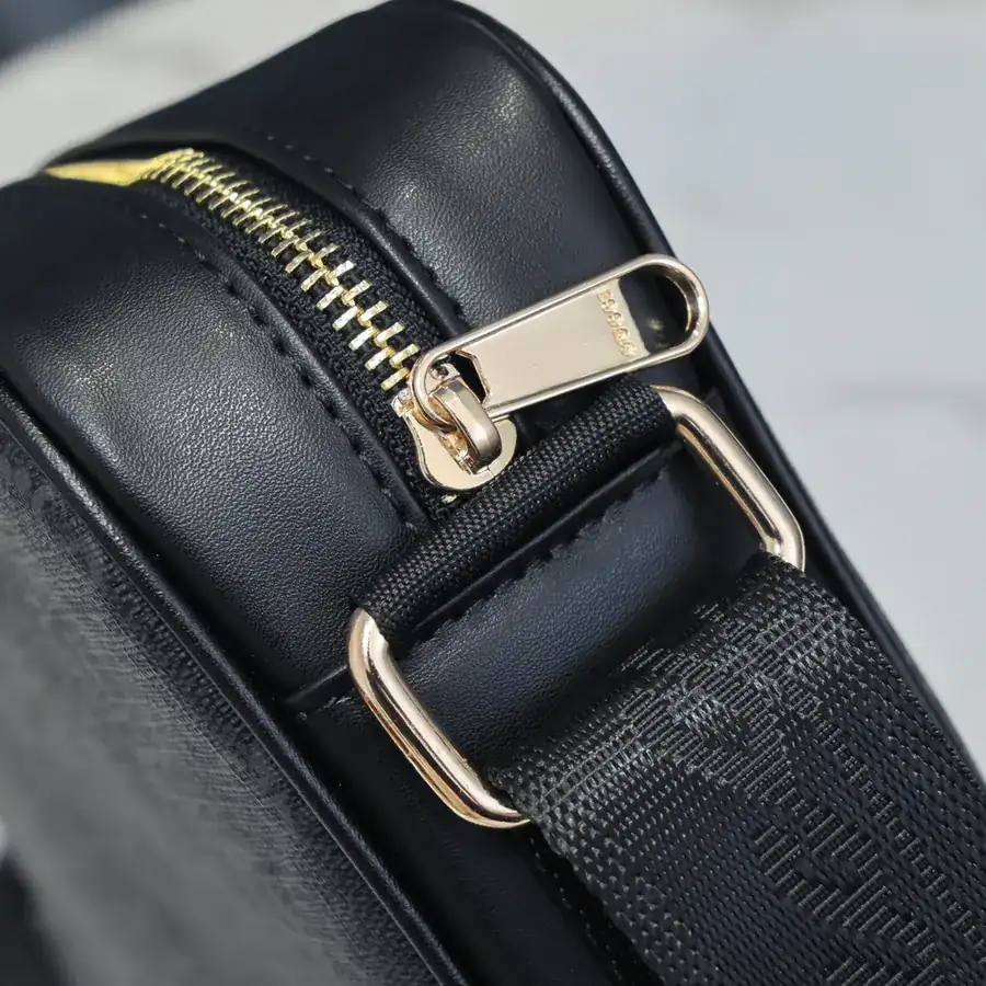 Gucci New Crossbody Bag Premium Full Grain Calfskin with Gucci Pattern