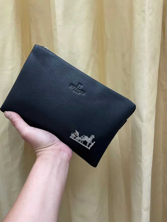 H House Latest Handbag Premium Designer Calfskin with Double Logo Hardware
