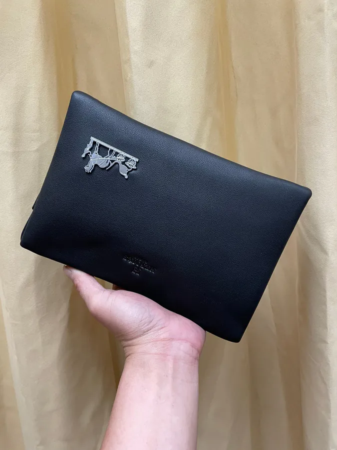 H House Latest Handbag Premium Designer Calfskin with Double Logo Hardware