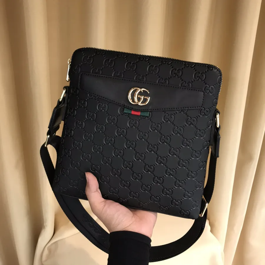 Gucci Men's Crossbody Bag Premium Leather, Stylish Design