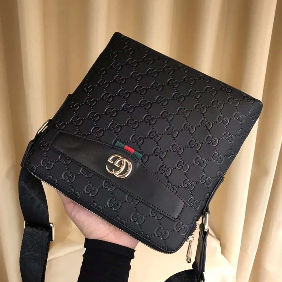 Gucci Men's Crossbody Bag Premium Leather, Stylish Design