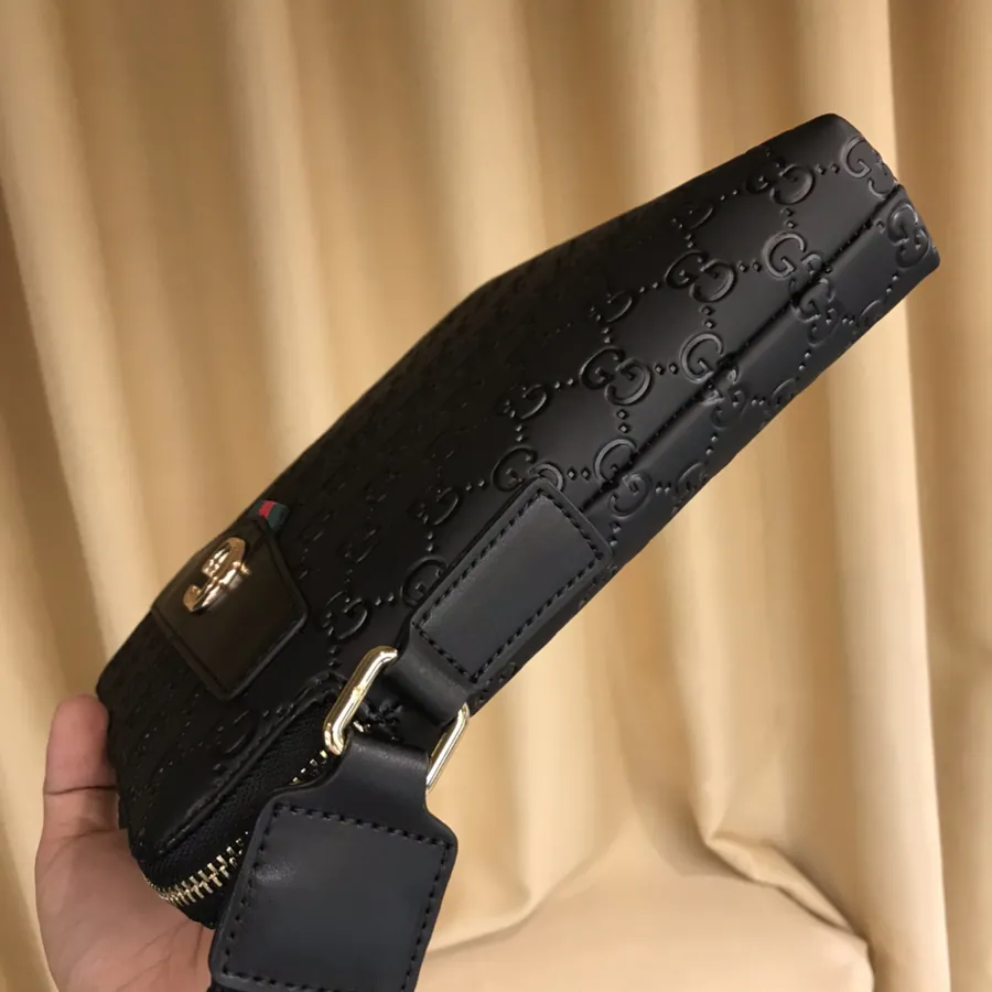 Gucci Men's Crossbody Bag Premium Leather, Stylish Design