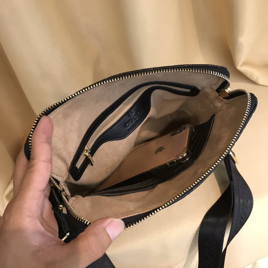 Gucci Men's Crossbody Bag Premium Leather, Stylish Design