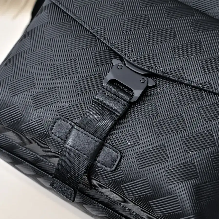 MONT BLANC Men's Backpack Premium Leather, Elegant Design
