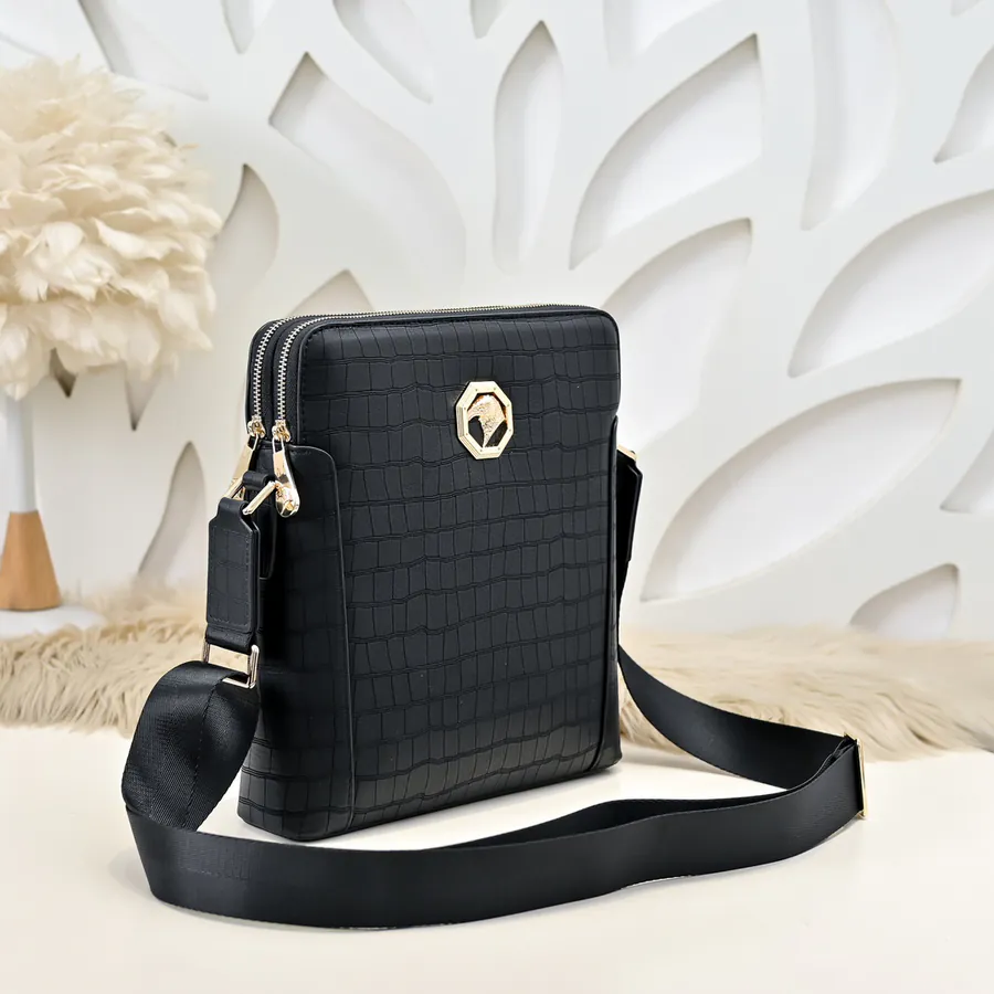 Stefano Ricci Men's Crossbody Bag New Arrival, Double Strap