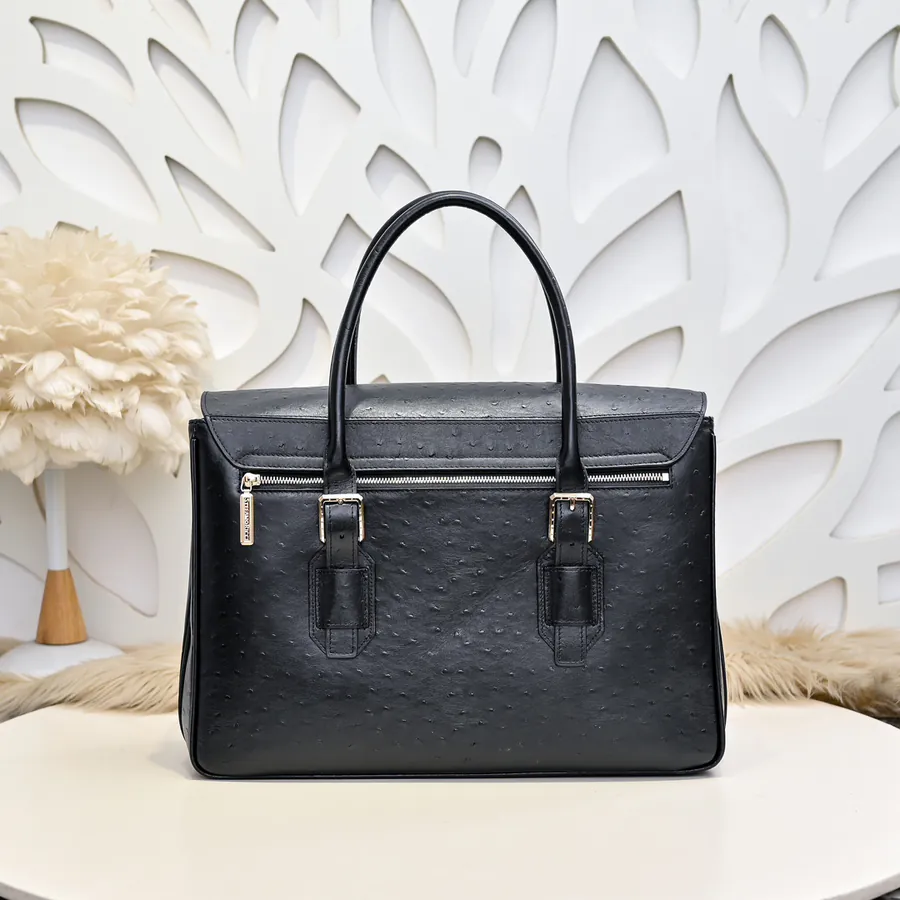 Stefano Ricci Men's Latest Briefcase Premium Grained Calfskin