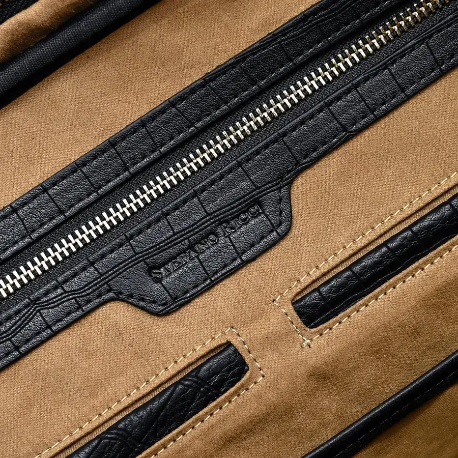 Stefano Ricci Men's Latest Briefcase Grained Calfskin, Elegant Hardware