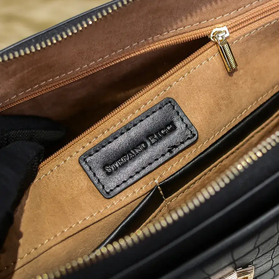 Stefano Ricci Men's Latest Briefcase Premium Leather, Elegant Design