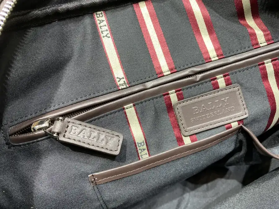 Men's Briefcase in Top Grain Leather with Custom Hardware and Zip Closure