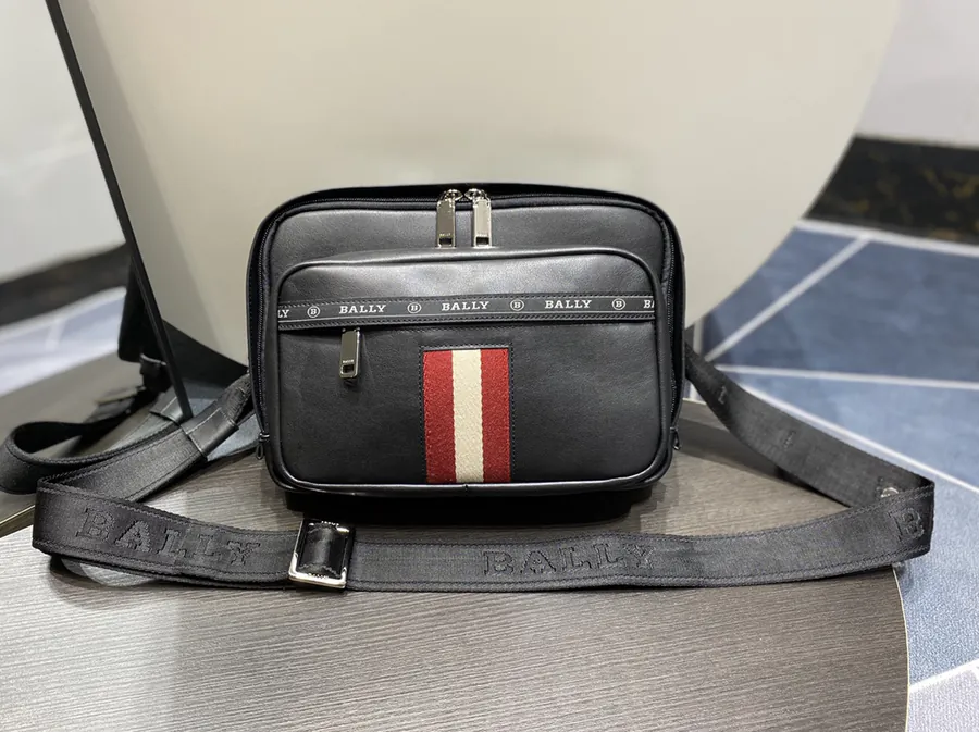 Men's Crossbody Bag Premium Full Grain Leather, Custom Hardware, Zip Closure