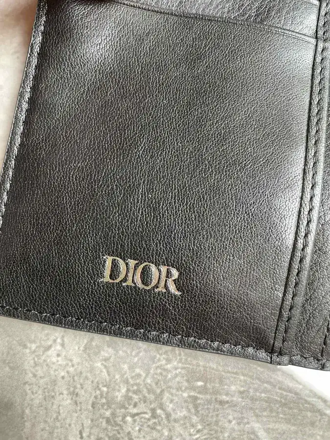 Dior Men's Bucket Bag with Blue Dior Oblique and Black Full Grain Calfskin