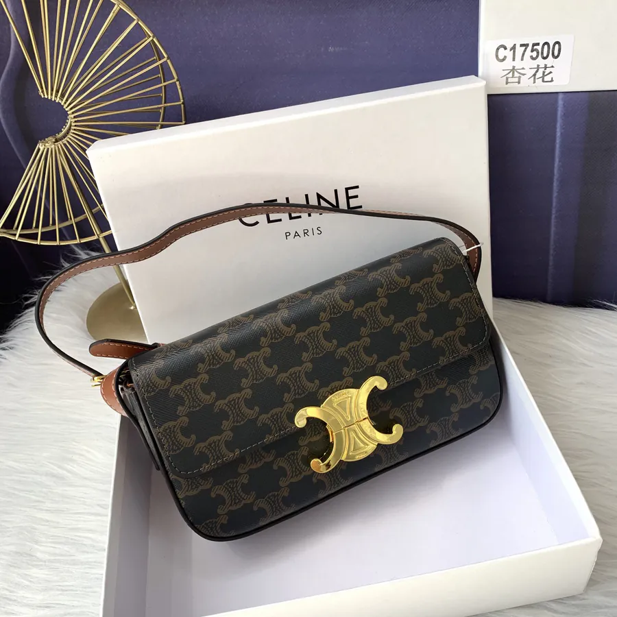 TrioMPHE Leather Shoulder Bag