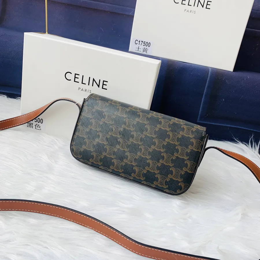 TrioMPHE Leather Shoulder Bag