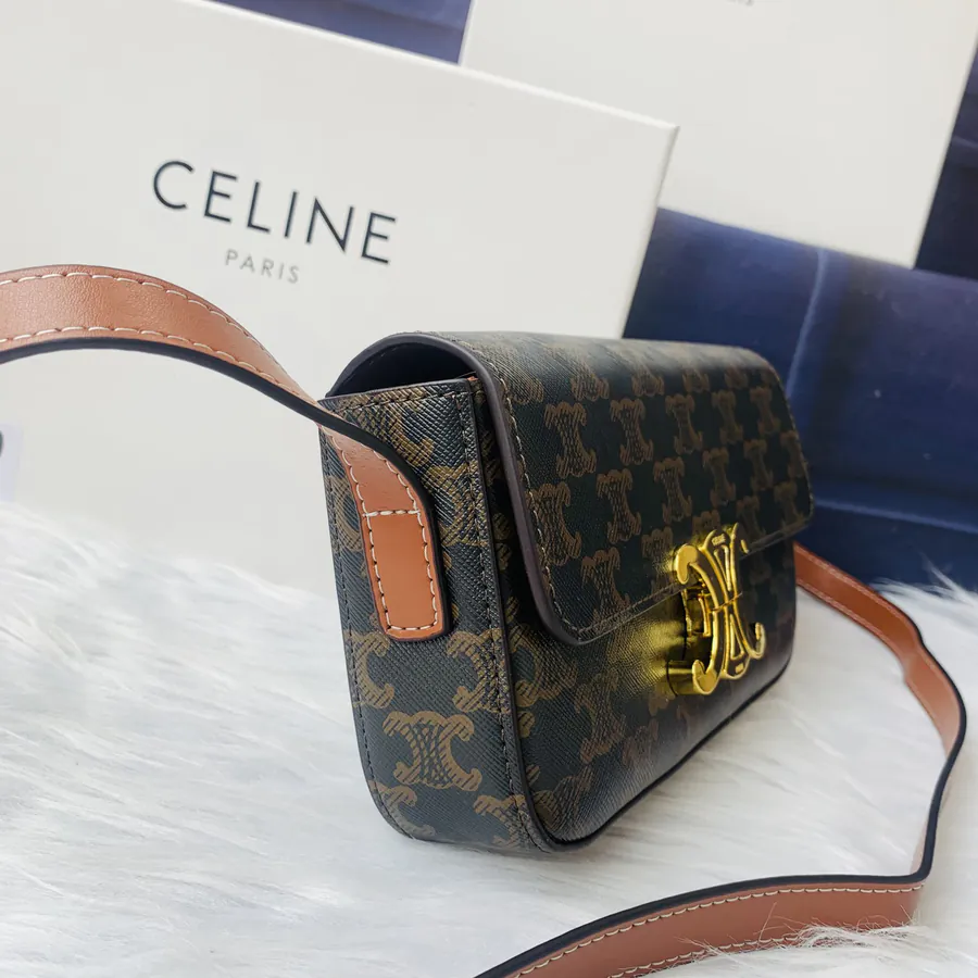 TrioMPHE Leather Shoulder Bag