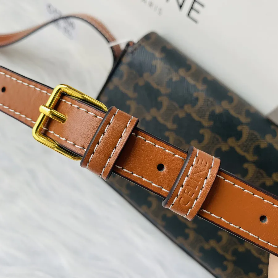 TrioMPHE Leather Shoulder Bag