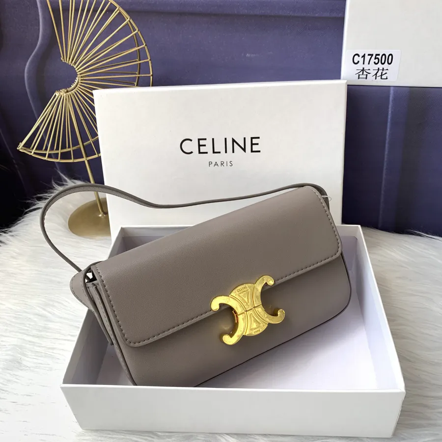 TRIOMPHE Leather Shoulder Bag
