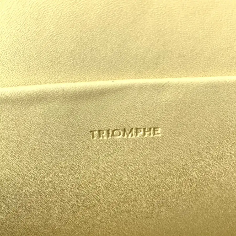 Yellow Triumph Calfskin Shoulder Bag
