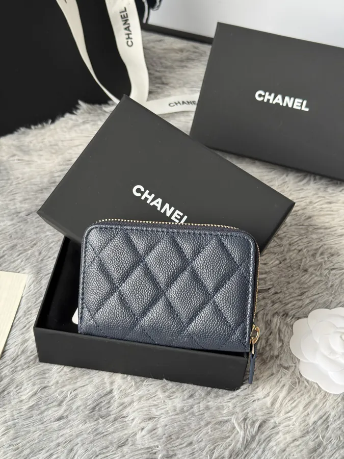 CHANEL 22k Embossed Logo Large Bucket Bag