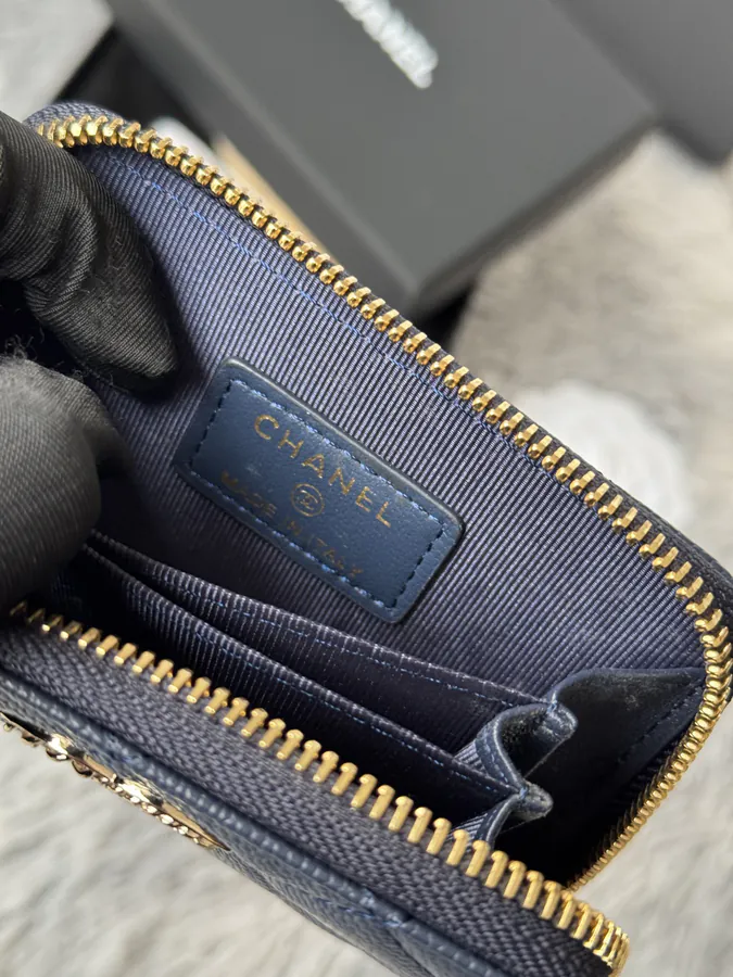 CHANEL 22k Embossed Logo Large Bucket Bag