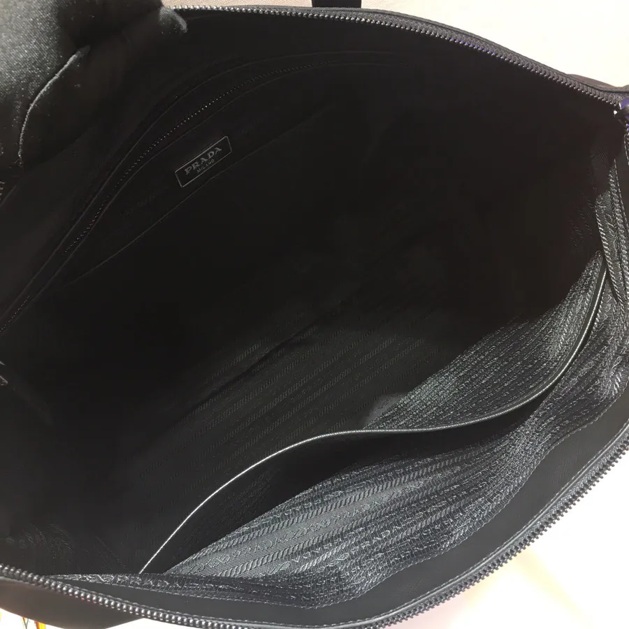 P Family New Style Bucket Bag with Grained Calfskin and Silver Hardware