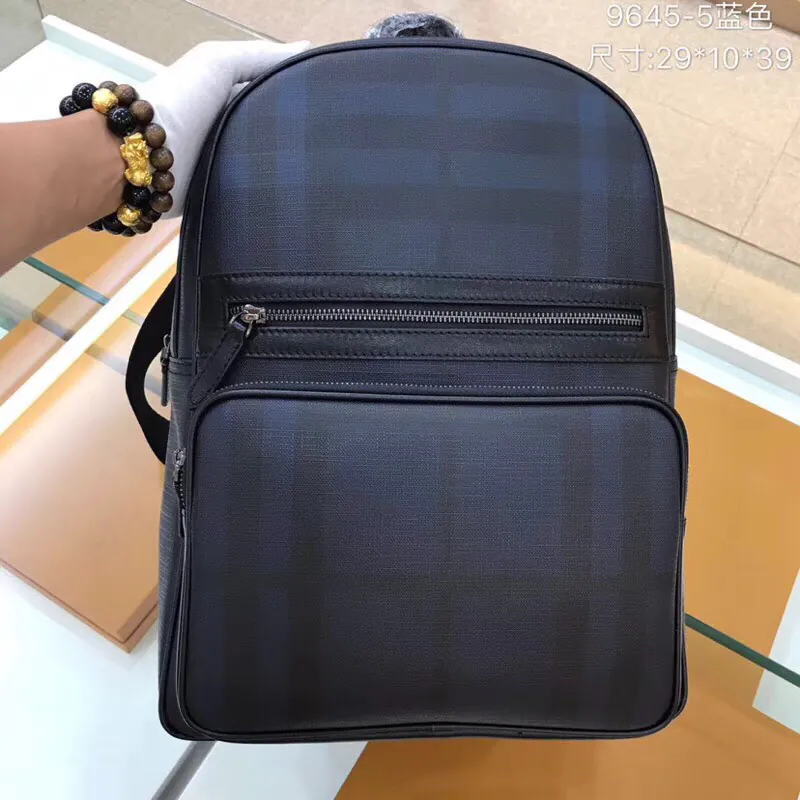 BURBERRY Double Shoulder Bag Navy Blue, Premium Quality