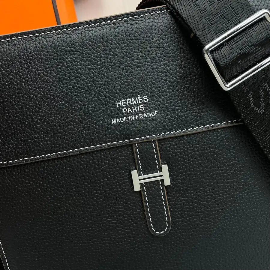 Black Premium Original Emma Italian Top Grain Calfskin Handbag